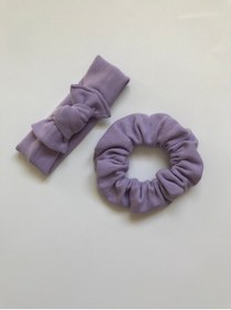 Resim Nis butik Anne-kızlı 3’lü Set Bebek Bandana, Çorap, Anne Tokası 