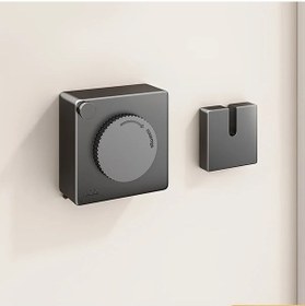 Resim Chuangyinshop Siyah Görünmez Çamaşır İpi 6 Farklı Duvar İçin Kompakt Kurutma Çözümü 