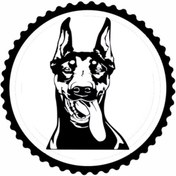 Resim Kıvırcıkyoga Sevimli Köpek Tasarım 3.Model Sticker 10 x 10 cm 