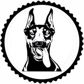 Resim Kıvırcıkyoga Sevimli Köpek Tasarım 3.Model Sticker 10 x 10 cm 