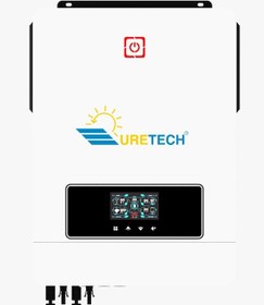 Resim Uretech 10kva 10kw 10000 Watt Tam Sinüs Akıllı Mppt İnverter 
