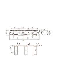 Resim Valencia Cmh0150cr Klasik Gitar Burgusu Krom 3 Sağ 3 Sol - St 