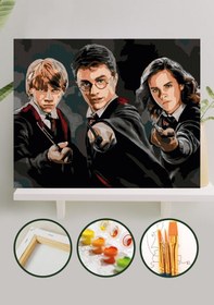 Resim Sayılarla Boyama Tuval Seti 40x50 Cm - Harry Potter 