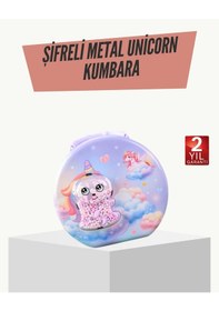 Resim Eğitici Şifreli Çocuk Para Kasası Dayanıklı Metal 0 