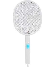 Resim Asonic As-a26 Beyaz 1200mah 3000v Çıkış Uv Işıklı Şarjli Katlanabilir Askılı Sinek Öldürücü 