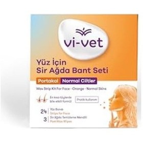 Resim Vi-vet Sir Ağda Bandı Yüz İçin Portakal, 24 Adet 