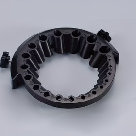 Resim 1 Adet Dayanıklı Plastik Uç Bileme Aleti - 2-13mm Kapasiteli, Profesyonel ve Ev Kullanımı İçin Çoklu Yuvalı, Verimli Bileyici Eklenti, Şık Endüstriyel Tasarım, Sağlam Yapı 