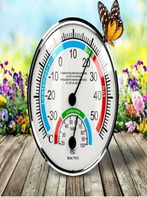 Resim gaman Ev, İşyeri, Atölye İçin Taşınabilir Analog Termometre Higrometre Sıcaklık Nem Monitörü Nem Ölçer 