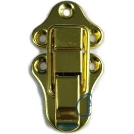 Resim Sandık, Kutu Klipsi, Ön Kilidi - 72X40MM, Altın, 1 Adet ( Lisinya ) 