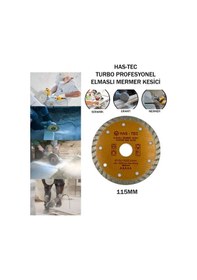 Resim 115 Mm Turbo Profesyonel Elmaslı Mermer Kesici Seramik, Porselen, Mermer Ve Granit Kesici 