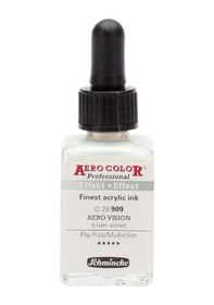 Resim Aero Color Akrilik Mürekkep 28 Ml 909 Aero Vision Silver Violet No Color 