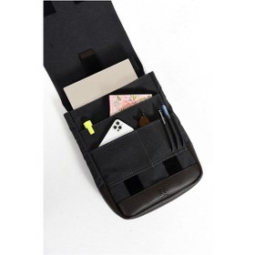 Resim Erkek Sırt Çantası 35 20 Cm Kanvas Kumaş Laptop Bölmeli Business Sırt Çantası Okul Çantası Mega Bag Antrasit 