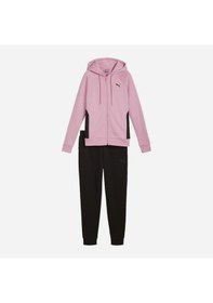 Resim Puma 68303548 Classic Hooded Tracksuit Fl Kadın Eşofman Takımı 001 