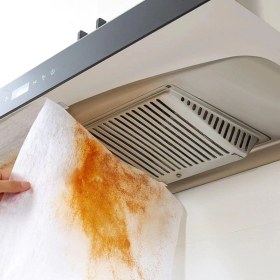 Resim 2 Adet Yağ Emici Duman Önleyici Pratik Mutfak Davlumbaz Koruyucu Dayanıklı Yedek Filtre 45X90 cm 