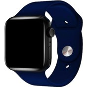 Resim Adige iOs Uyumlu Watch 7 45mm Kordon Kayış Silikon Soft 