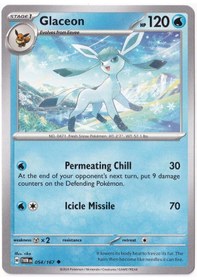 Resim Glaceon 054/167 - Twilight Masquerade - Pokemon Kartı Mint 