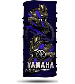 Resim Motogaj Yamaha Xmax Desenli Bandana Buff 