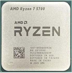Resim Amd Ryzen 7 5700 20mb 8çekirdekli Vga Yok Am4 65w Kutusuz+fansız 
