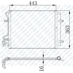 Resim Klima Radyatoru Kondenser Kia Cerato 1,6 Crdi 2006- 504608264 