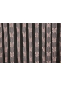 Resim Kelebek Model Pudra Renk İp Perde Hazır Düğmeleri Dikilmiş İp Perde 300 270 Cm Pudra 