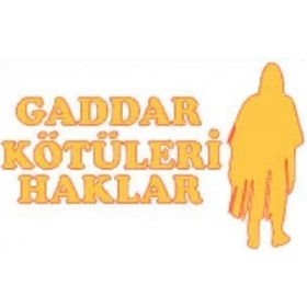 Resim Gaddar Etiketi, Gadddar Kötüleri Haklar Sticker Gold 13cm X 8 Cm 