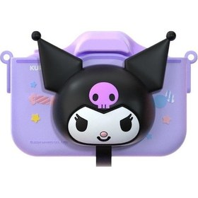 Resim Fastbuy Kuromi Çocuk Kamerası, Çift Lensli, Fotoğrafçılık & Mp3, Oyuncak Mor, Çocuk İçin 