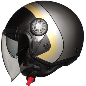 Resim Free-M 612 Half Moon Açık Motosiklet Kask Gri Siyah 