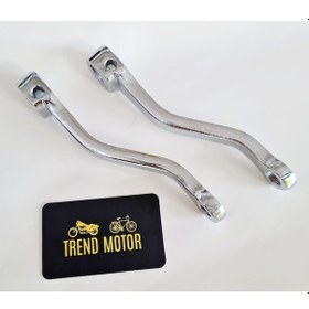 Resim Pedal Kolu Takim Krom - Pejo Mobilyet Peugeot Mobylette 555509639 