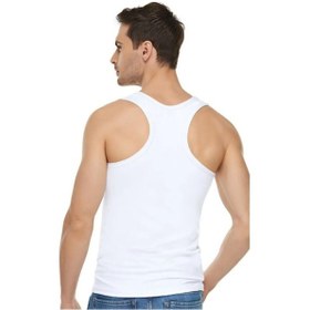 Resim Tutku Elit Erkek Likralı Spor Askılı Atlet 1304 - 6 Adet 001 