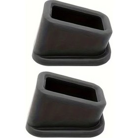 Resim Xuweiwei Siyah 2li Kırmızı Araç Koltuk Tokası Tutucu - Ayarlanabilir Emniyet Kemeri Klipsi 