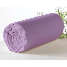 Resim Aslans Çift Kişilik Lastikli Çarşaf Lila 160x200 