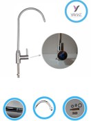 Resim Yayke Tezgahüstü Artıma Musluğu Su Arıtma Cihazı Için Çeşme Lüks Kulp 