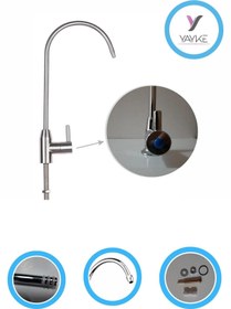 Resim Yayke Tezgahüstü Artıma Musluğu Su Arıtma Cihazı Için Çeşme Lüks Kulp 