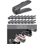 Resim Mithra Life 16 Adet Ayarlanabilir Ayakkabı Rampası Düzenleyici Dolap İçi Organizer MIT1228 