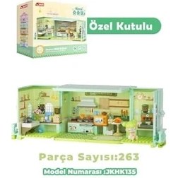Resim Jaki Nanci Serisi Mutfak 263 Parça Oyuncak Yapım Seti -FFJKHK135 
