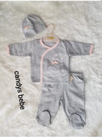 Resim Candysbebe Bebek 3 Lü Alt Üst Takım 