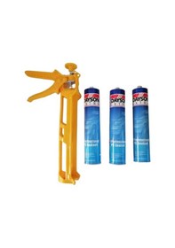 Resim Dayson Siyah Mastik 3 Adet & Silikon Tabanca 