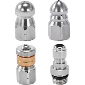 Resim Karcher Basınçlı Yıkayıcı Nozul Kanalizasyon Temizleme Aracı Ejektörü Drenaj Temizleme Nozumu Ipucu 1/4 (Yurt Dışından) 