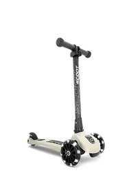 Resim Highwaykick 3 Gri LED Işıklı Katlanabilir Ayarlanabilir Direksiyonlu 3 Tekerlekli 3-6 Yaş Çocuk Scooter 