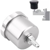Resim Xh-bk017 Araba Yarışı Drift Modifiye Alüminyum Alaşımlı Cnc Rekabetçi Hidrolik El Freni Yağ Tankı Pot Gümüş 