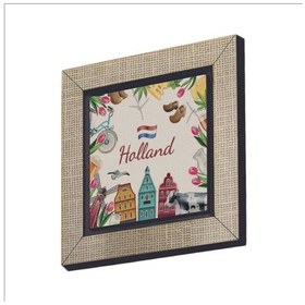 Resim Hollanda Sembolleri Baskılı Mdf Magnet 7x7 205 