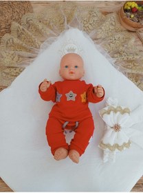 Resim Tomuycuk My Princess Ekru Kız Bebek Kundağı Kız Bebek Dış Kundak Battaniyesi Hastane Çıkışı Kundak 