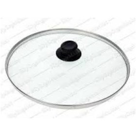 Resim Cam Tencere Kapaği-Cam Kapak Tüm Tencere Ve Tavalar Için18 Cm 