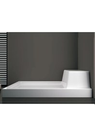 Resim Shower 70X160 Dikdörtgen Monoblok Oturmalı Duş Teknesi 