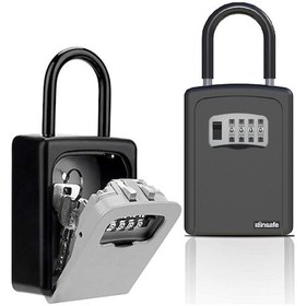 Resim İnsafe Isc802key Şifreli Çelik Kasa Anahtar Kasası Kutusu Gri 