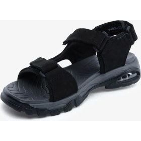 Resim Greyder Erkek Siyah Hakiki Deri Sandalet 6Y1CS14522 