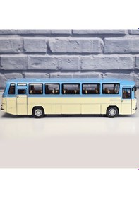 Resim 1:43 Ölçek Mercedes Benz O302 Otobüs Mavi/bej 