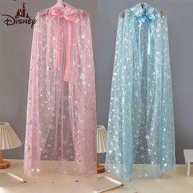 Resim 1 Disney Elsa Prenses Pelerini, Buz ve Kar Unsurlarıyla Kadınlar için Performans Şalı, Mavi ve Pembe Renklerde Mevcut, Cosplay, Halloween, Karnaval, Bayram Hediyeleri ve Doğum Günü Hediyesi İçin Mükemmel 