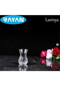 Resim Lavinya 6'lı Kesme Çay Bardağı Royaleks-82632 