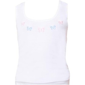 Resim Tutku Kız Çocuk Geniş Askılı Atlet % 100 Pamuk 